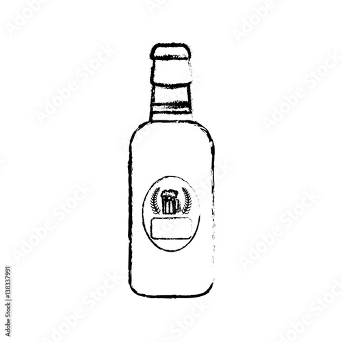 Delicious and cold beer icon vector illustration graphic design