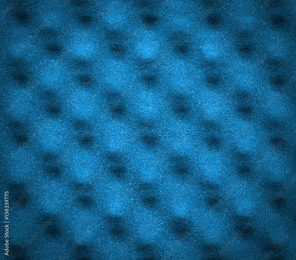 Blue acoustic foam for abstract background or texture Blue acoustic foam for abstract background or texture