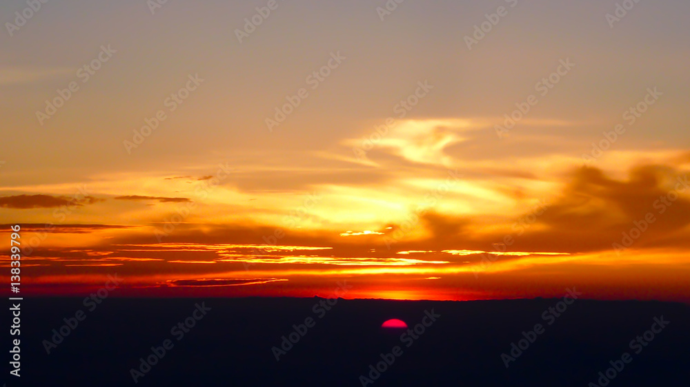 abstract sun rise background