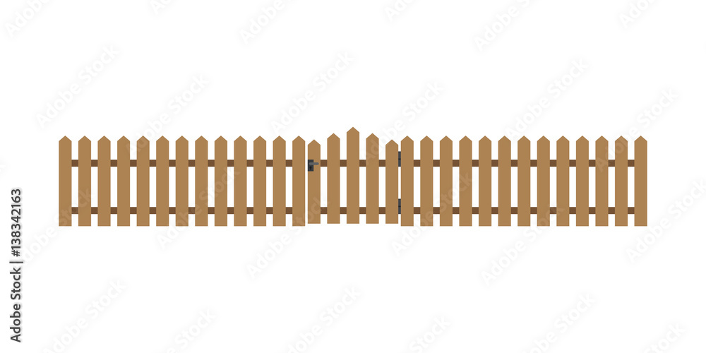 Wooden fence Wooden fence