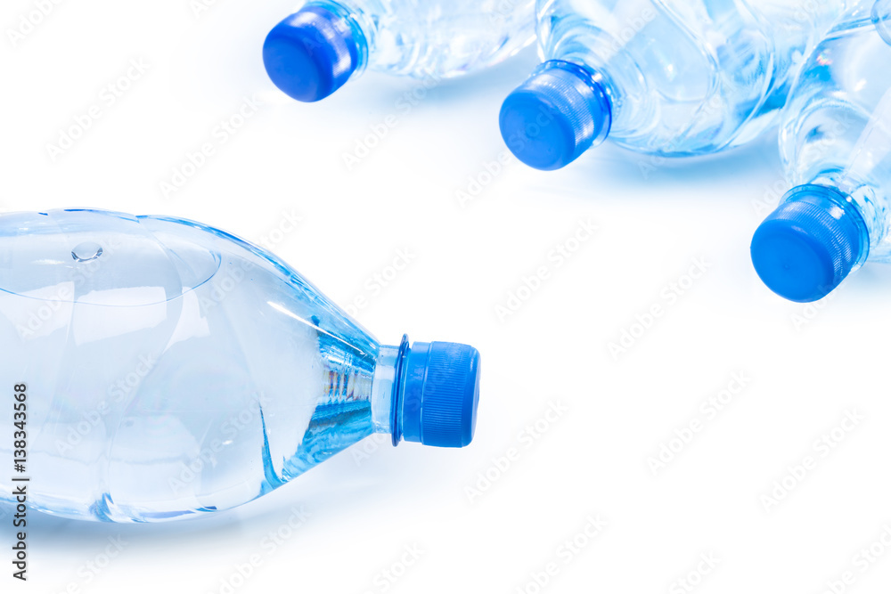 plastic bottle of water