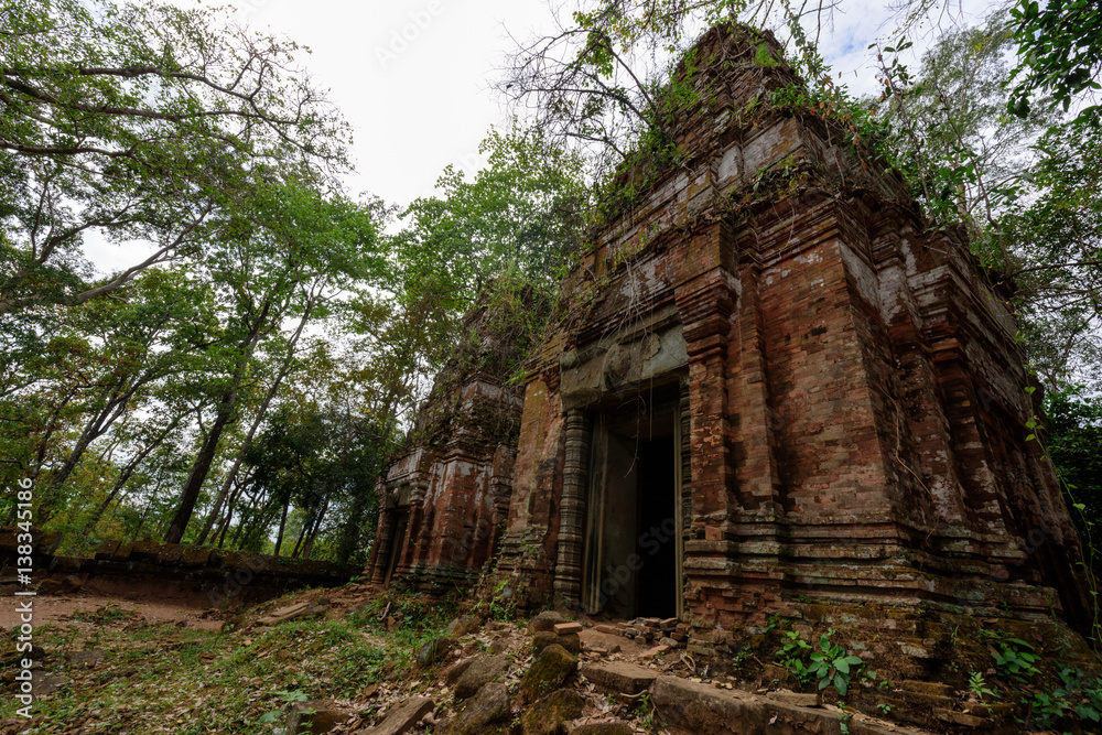 old temple in the forest old temple in the forest