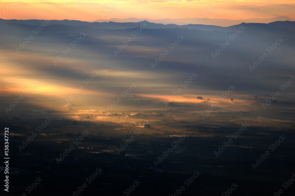 Fototapeta premium Landscape of Chaingmai northern of Thailand