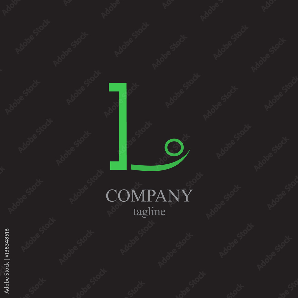 The letter L logo - a symbol of your business