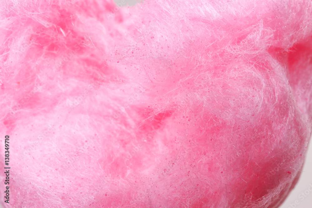 Fototapeta premium Sweet cotton candy, closeup