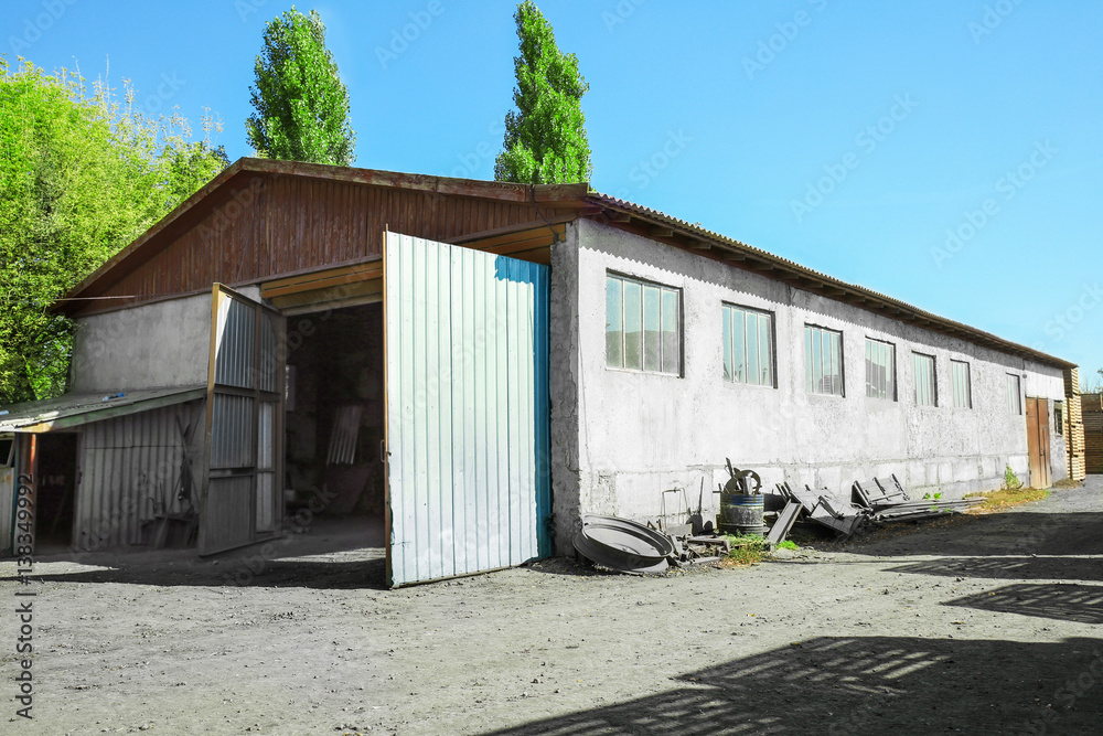 Obraz premium Vegetable storage house