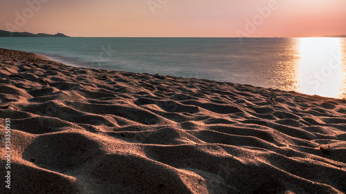 sand at sunset