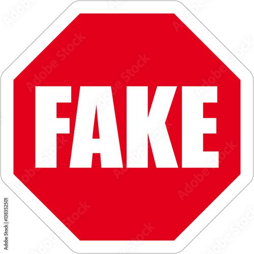 stop fake sign