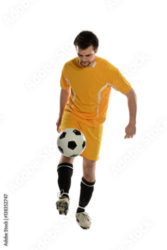 Soccer Player Dribbling