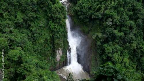 Feeling fresh at Haew Narok Waterfall, Khao Yai National Park, Nakhon Nayok Province, Thailand photo