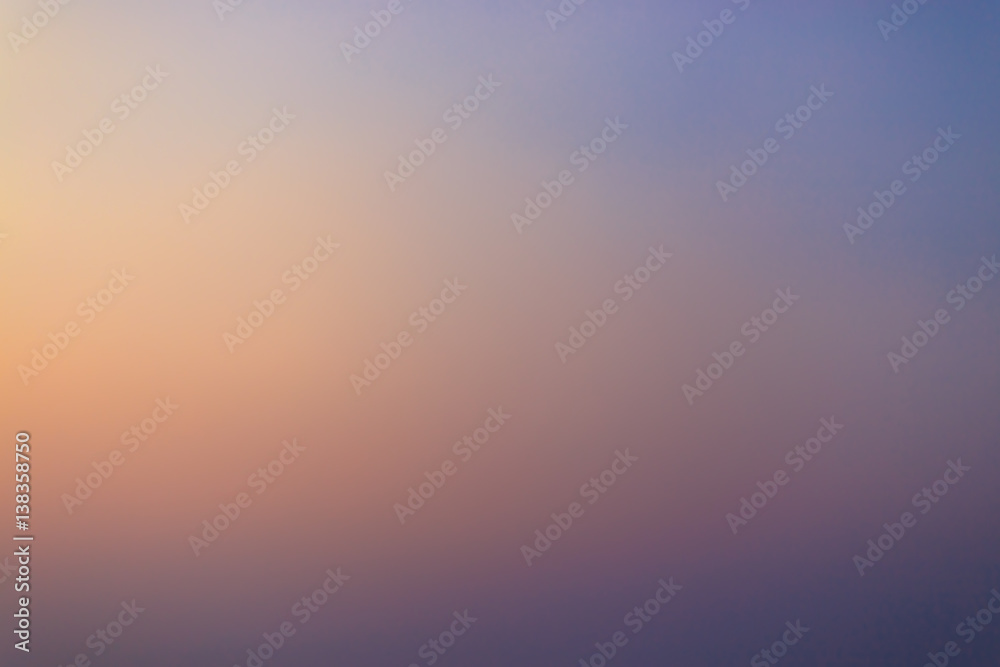 Fototapeta premium Piękny zachód słońca gradientu