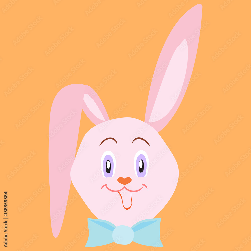 Fototapeta premium Little Bunny Vector Illustration