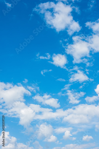 blue sky with cloud