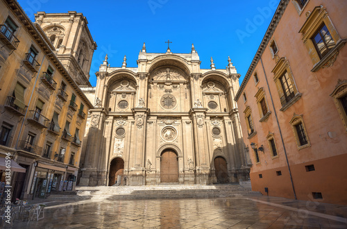 Granada Cathedral. Plaza Pasiegas, Granada, Andalusia, Spain