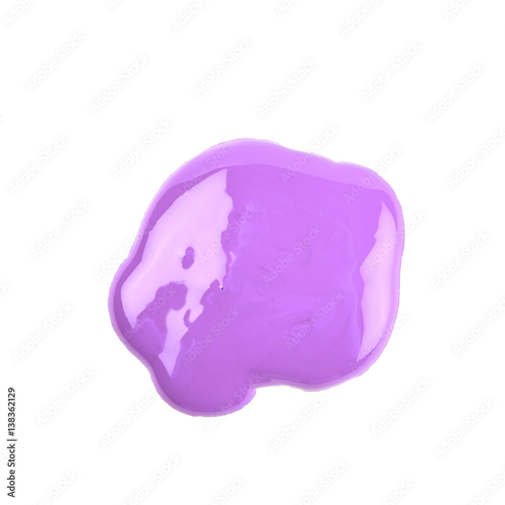 Puddle of paint isolated Puddle of paint isolated