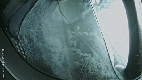 zoom in cyclonic vacuum cleaner dust chamber photo