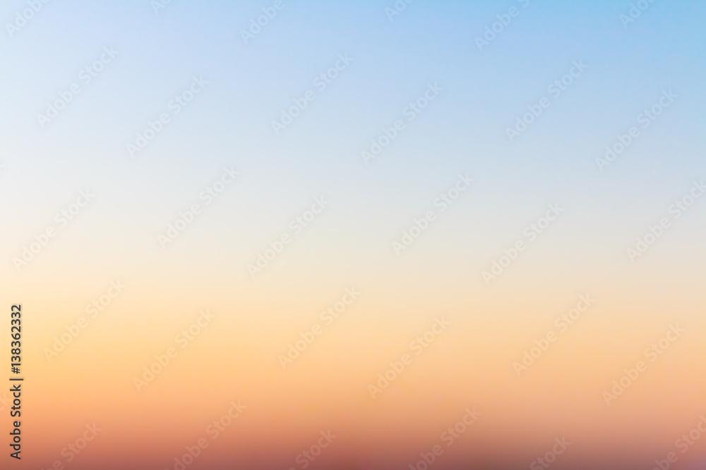Obraz premium Piękny zachód słońca gradientu