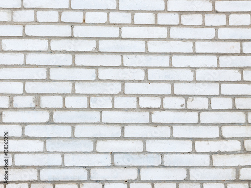 white old brick wall