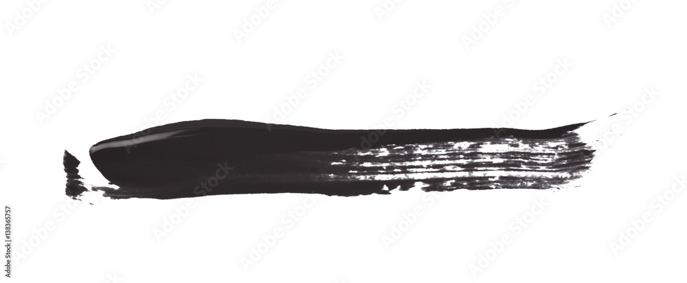 Line stroke of paint isolated Line stroke of paint isolated