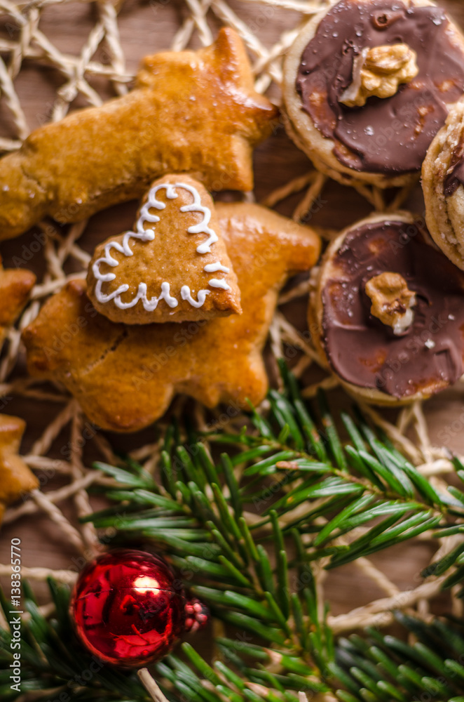 Christmass cookies, candy Christmass cookies, candy