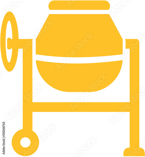 Cement mixer for concrete worker