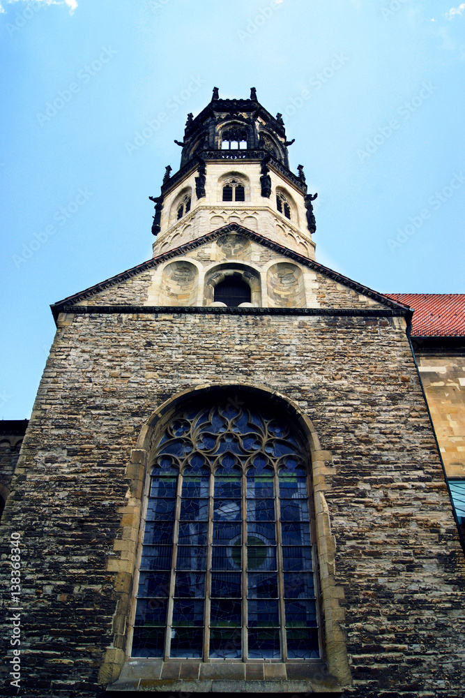 Fragment of the Church of St. Ludger in Muenster, Germany