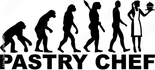 Female pastry chef evolution