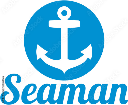 Seaman with anchor
