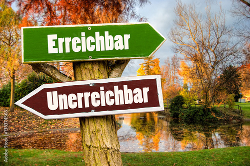 Schild 201 - Erreichbar photo