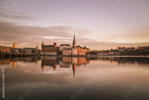 Sunset in Stockholm