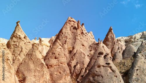 mountains in Turkey in Cappadocia