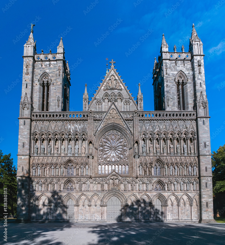 Fototapeta premium Nidaros Trondheim cathedral, Norway