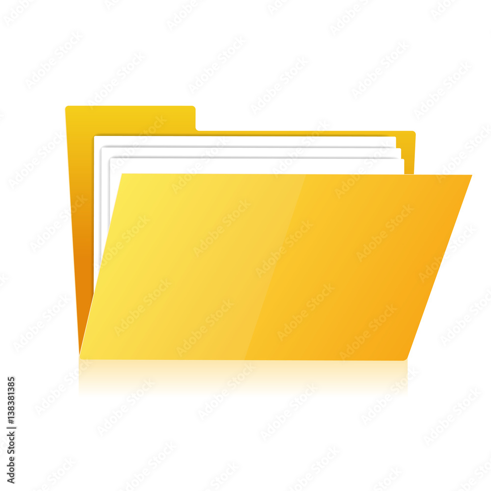 folder for papers. vector illustration folder for papers. vector illustration