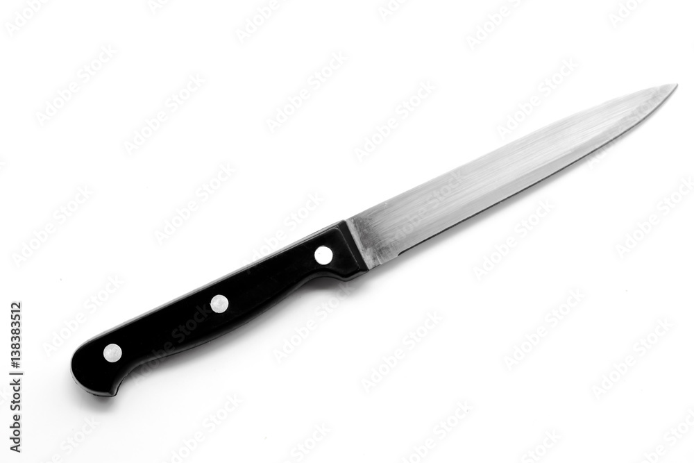 Kitchen knife isolated on white background Kitchen knife isolated on white background