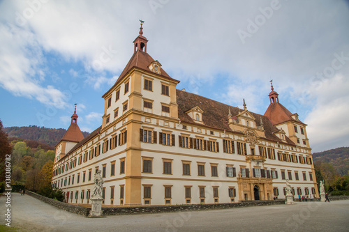 Schloss Eggenberg, Graz, an einem wunderschönen Herbsttag