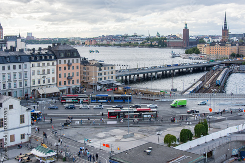 Nuvarande Slussens rivning och det omfattande bygget av Nya Slussens pågår 5/19 photo