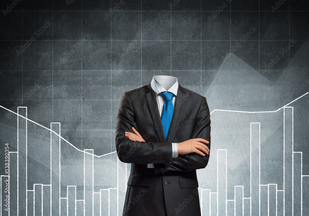 Businessman without head Businessman without head