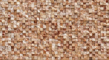 Acrylglasbilder Steinmauer-Texturmuster Natursteinmauer mit grober Oberfläche  © Kornienko Alexandr