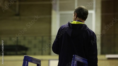 Sport Referee Paying Attention To Sport Game