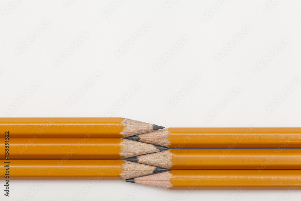 Fototapeta premium banner of pencils