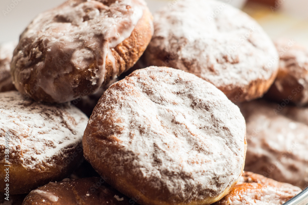 traditional polish donuts called pączki traditional polish donuts called pączki