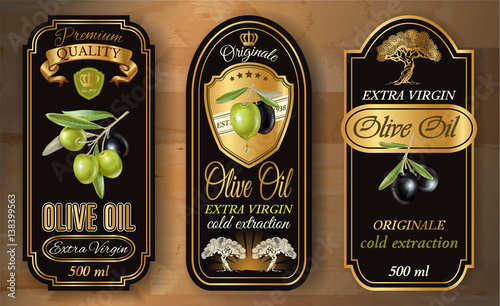 Oilve oil labels