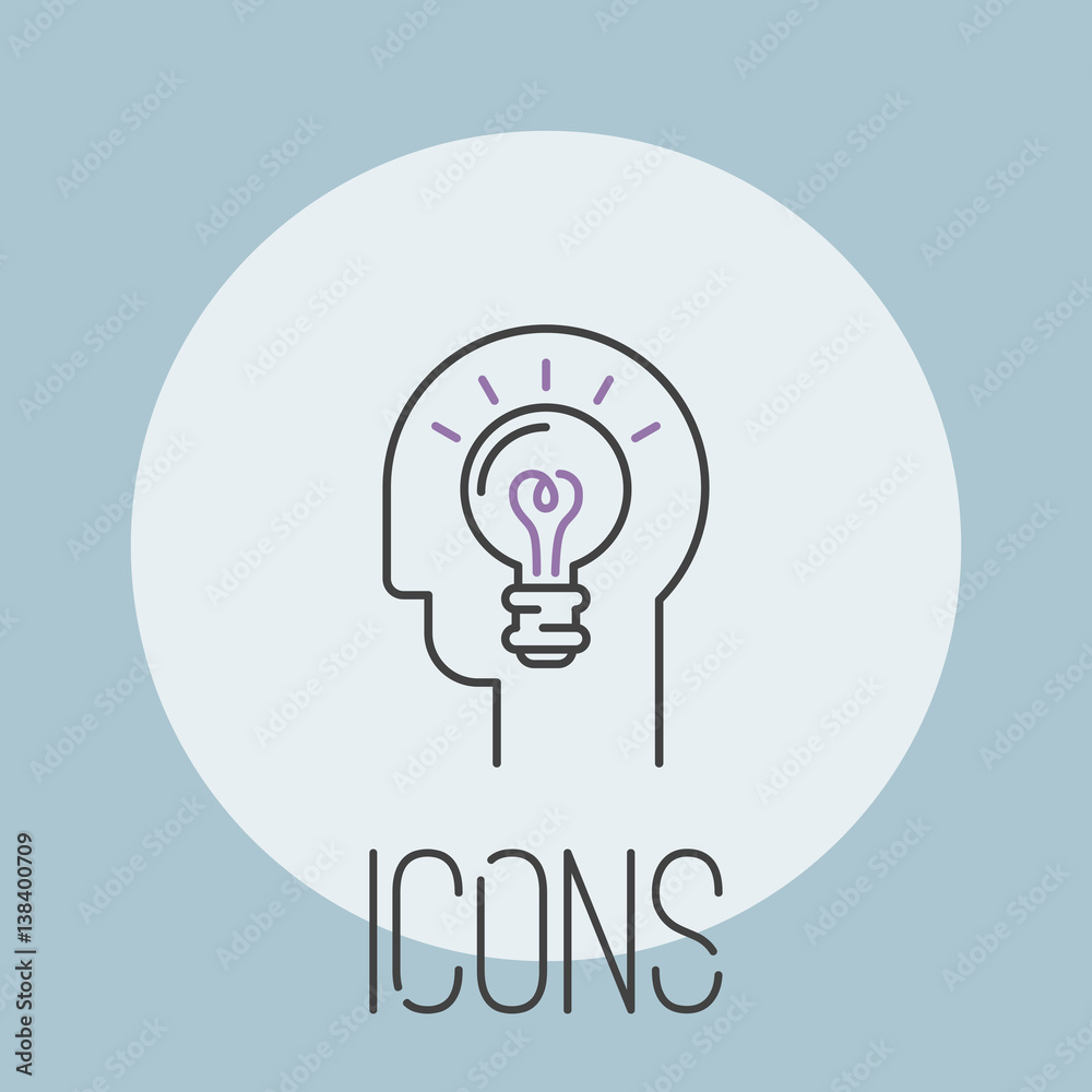 art icon vector illustration design linear artistic ink pictogram button crafts graphic collection thin symbol iconweb line flat idea isolated