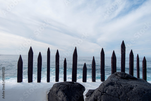 Stake at the sea