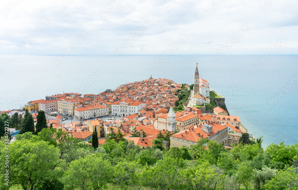 Fototapeta premium Panorama of old town