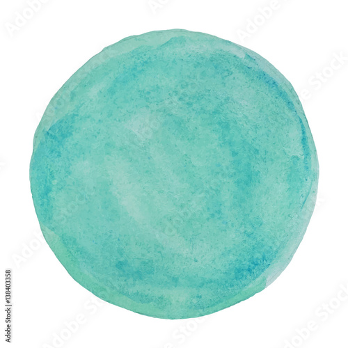 Vector blue watercolor background