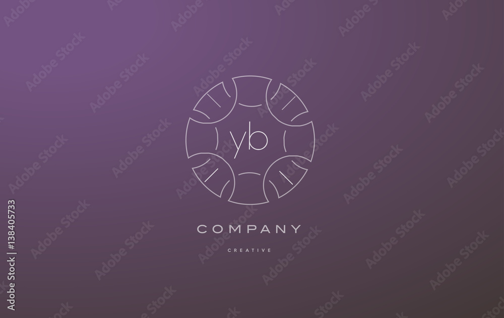 yb y b monogram floral line art flower letter company logo icon design yb y b monogram floral line art flower letter company logo icon design