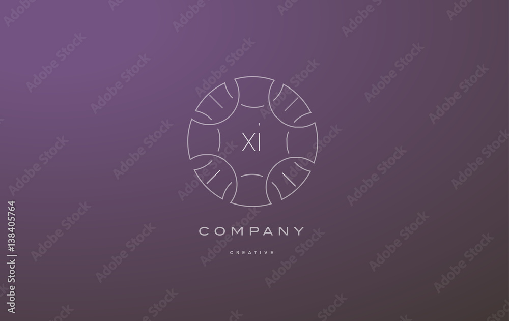 xi x i monogram floral line art flower letter company logo icon design xi x i monogram floral line art flower letter company logo icon design