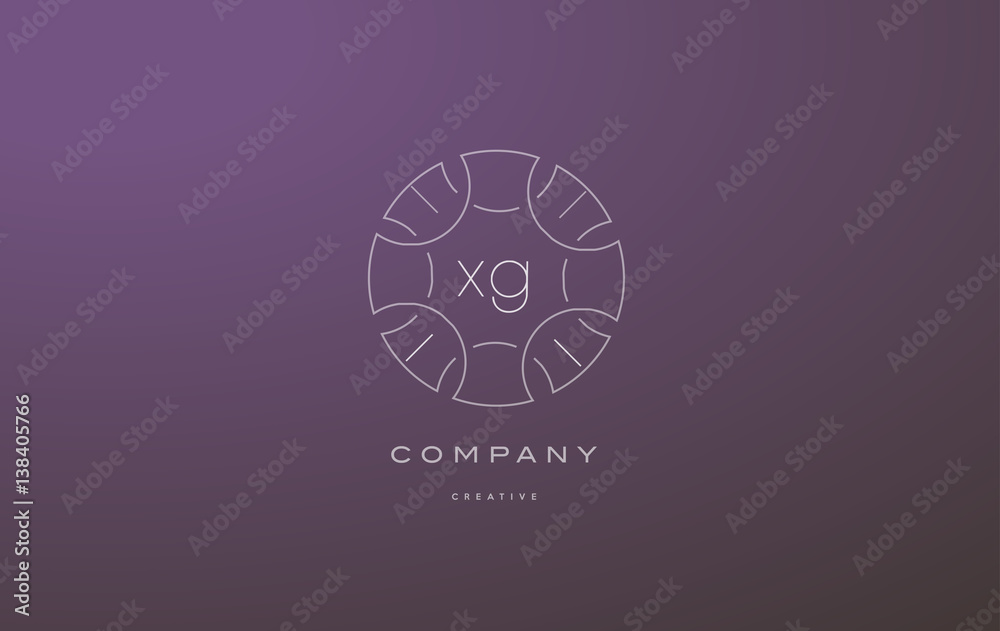 xg x g monogram floral line art flower letter company logo icon design xg x g monogram floral line art flower letter company logo icon design