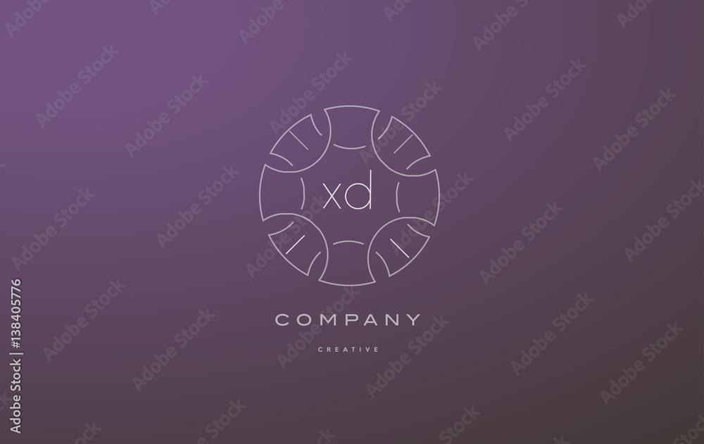 xd x d monogram floral line art flower letter company logo icon design xd x d monogram floral line art flower letter company logo icon design